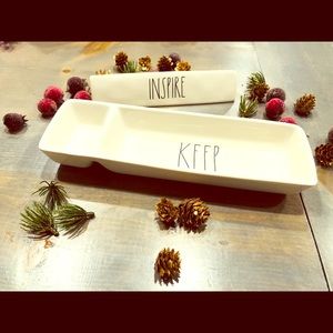 Rae Dunn Tray and Desk Plaque